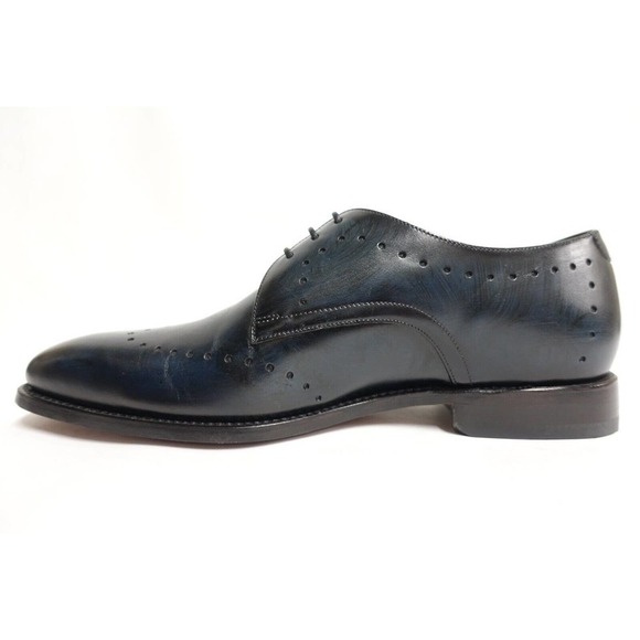 MORAL CODE Men Dress Shoes Brice Perf Blucher Blue Goodyear Welt 11M,US/10.5UK - Picture 7 of 10